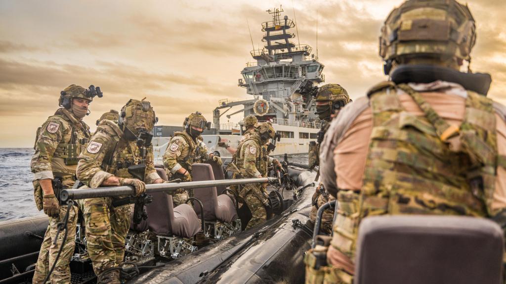 Ejercicio militar de la Fuerza de Guerra Naval Especial (FGNE).