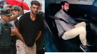 Rafa Mir y Pablo Jara,  el pasado 5 de septiembre, a su llegada a los juzgados de Llíria, custodiados por la Guardia Civil.