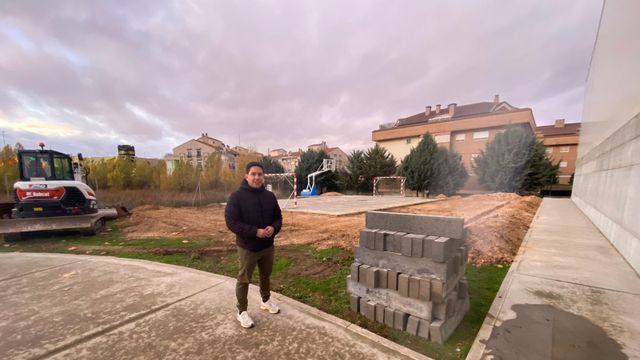 Campo de fútbol de la avenida Valladolid de Santa Marta de Tormes