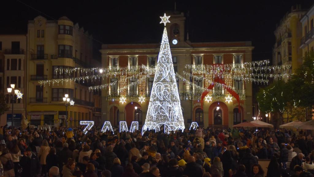 Encendido luces de Navidad en Zamora 2024