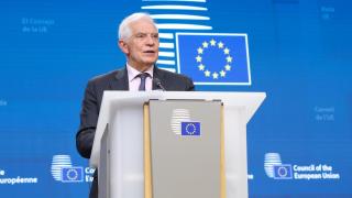 Josep Borrell, en una de sus últimas ruedas de prensa como jefe de la diplomacia de la UE