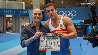 Imagen del rodaje de 'El gran salto'.