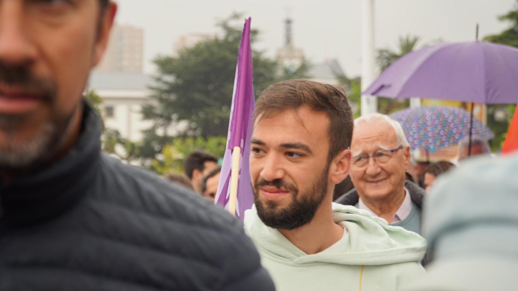 Aitor Neira, elegido nuevo portavoz de Podemos Coruña.