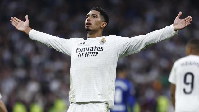 Bellingham celebrando un gol.