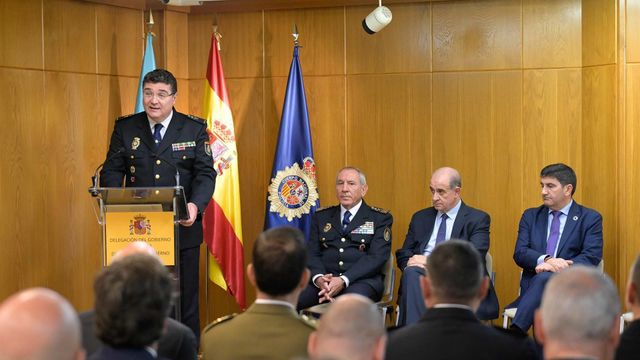 Toma de posesión del nuevo jefe superior de Policía de Galicia.