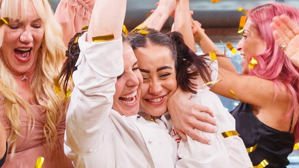Inés Hernand celebra su triunfo en 'MasterChef Celebrity' con Marina Rivers
