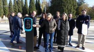 Inauguración del aparcamiento de Guadalajara.