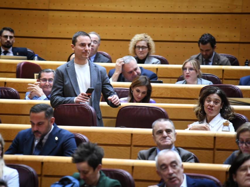 Juan Lobato en el Senado.