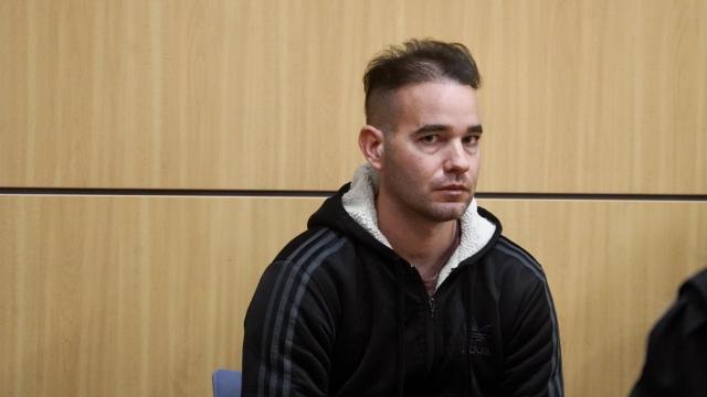 David, alias El Tuvi, declarado culpable del asesinato y violación a Wafaa, una joven de 19 años, en Carcaixent. Europa Press / Eduardo Manzana
