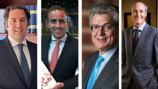 Pablo Saura, Daniel Choliz, Juan Luis Falcón y Carlos Peralta, abogados de Garrigues.