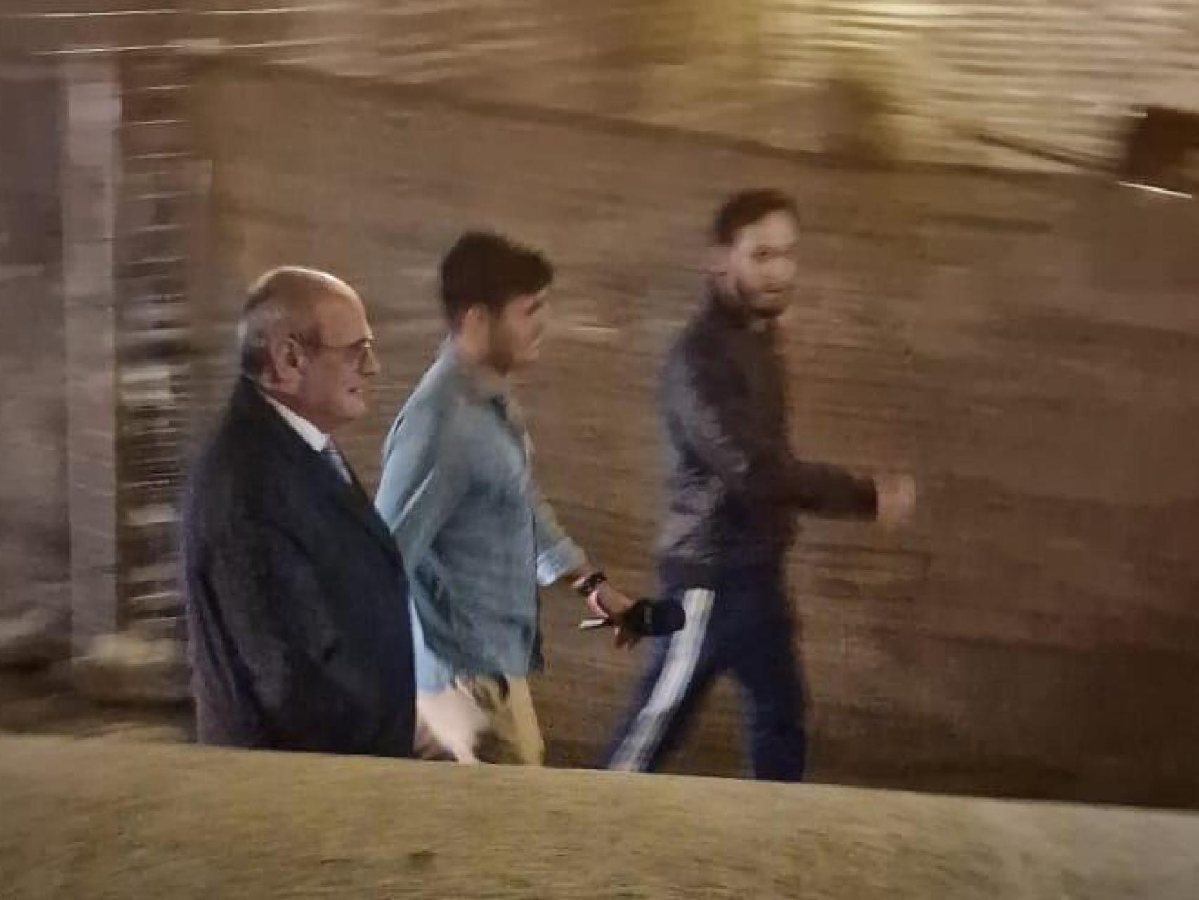 Vito Quiles junto al concejal de Vox en el Ayuntamiento de Toledo.