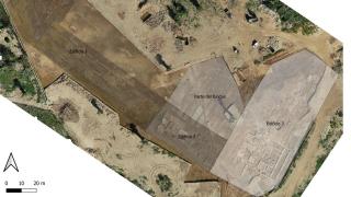 Las nuevas estructuras descubiertas en la villa marítima romana de Sant Gregori.