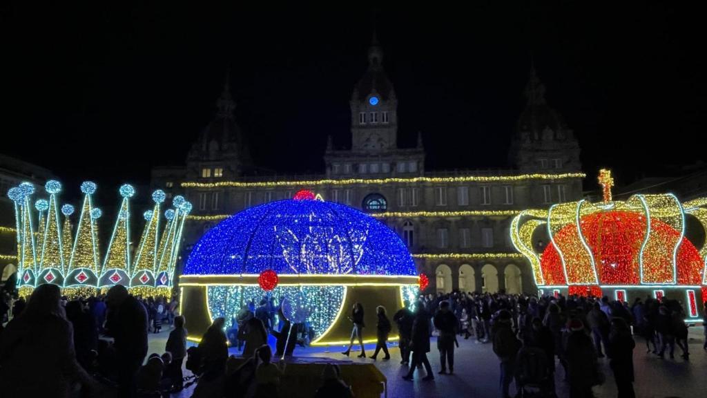 Alumbrado de Navidad de A Coruña en 2024