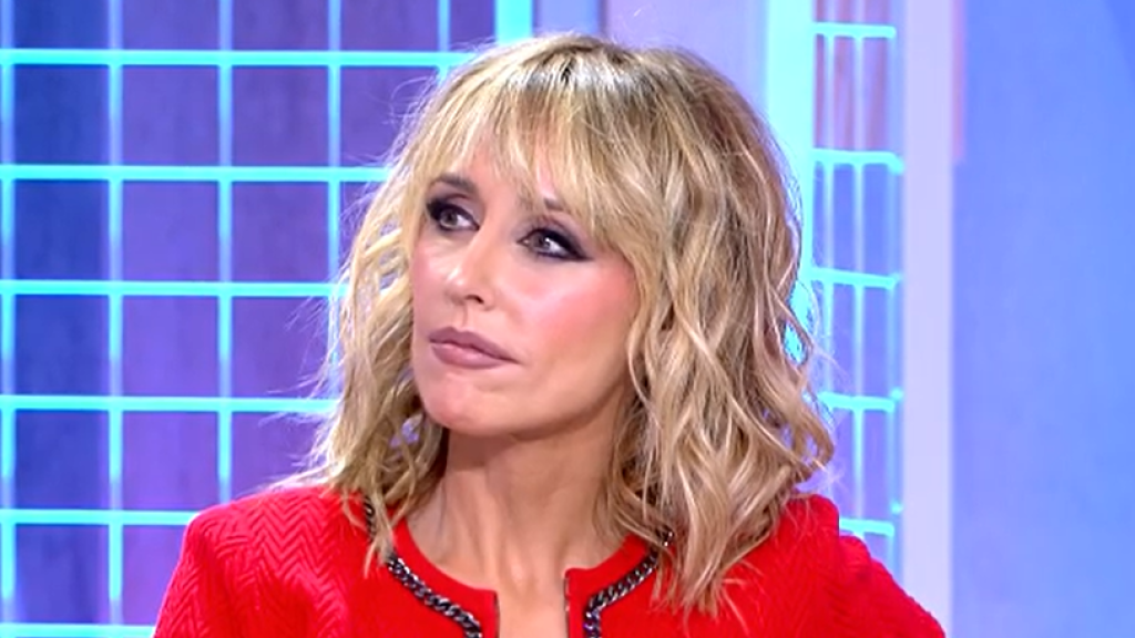 Emma García durante el programa de hoy.