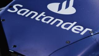 El logotipo de Santander en el monoplaza de Williams