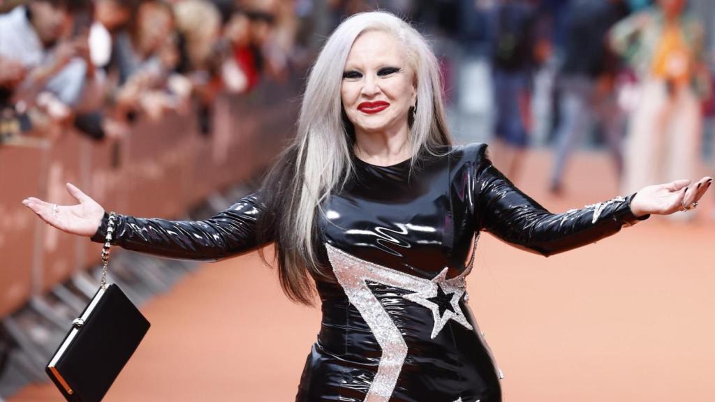 Alaska, durante la alfombra naranja del FesTVal de Vitoria el pasado mes de septiembre.