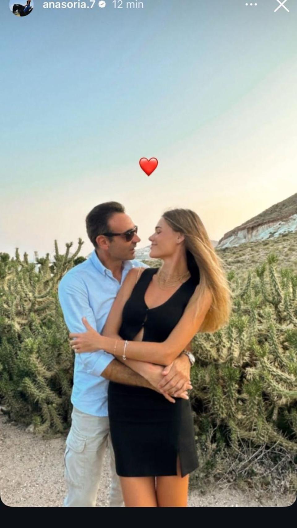 La publicación con la que Ana Soria felicitó a Enrique Ponce, el pasado 8 de diciembre.