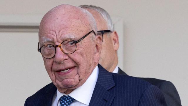 Rupert Murdoch el día de la audiencia en el comisionado testamentario de Reno, en Nevada.