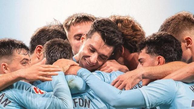 Jugadores del Celta de Vigo.