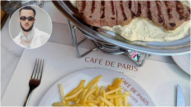 C. Tangana en L´Entrecote Café de Paris.