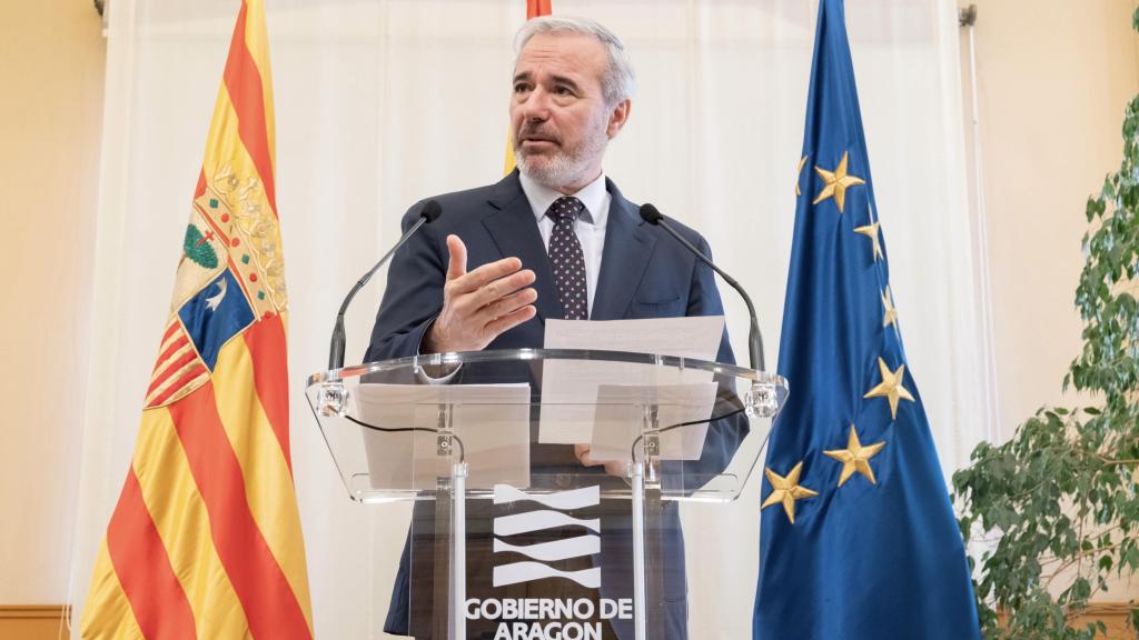El presidente de Aragón, Jorge Azcón, en una imagen de archivo.