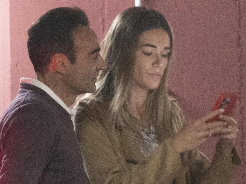 Ana Soria y Enrique Ponce, en una imagen tomada en mayo de 2023.