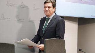 El consejero de Economía y Hacienda y portavoz, Carlos Fernández Carriedo, presenta los datos de la Contabilidad Regional de Castilla y León correspondientes al tercer trimestre de 2024, este martes