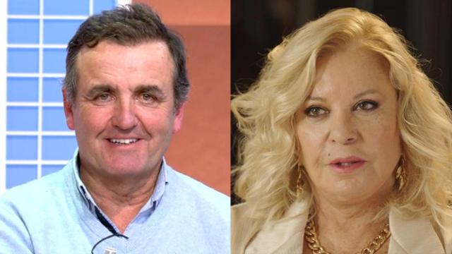 Antonio Montero y Bárbara Rey, en un fotomontaje