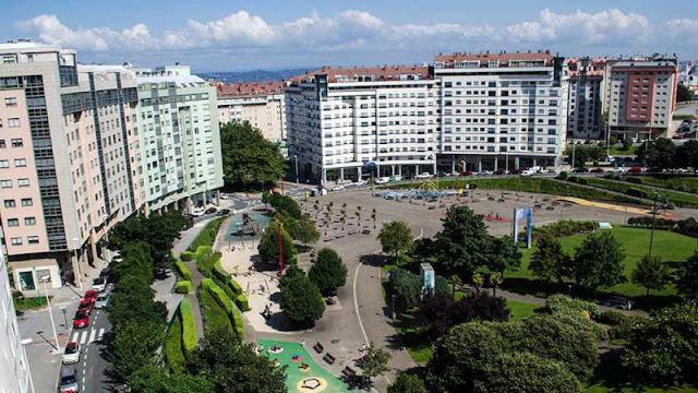 Barrio de Os Rosales, en A Coruña.