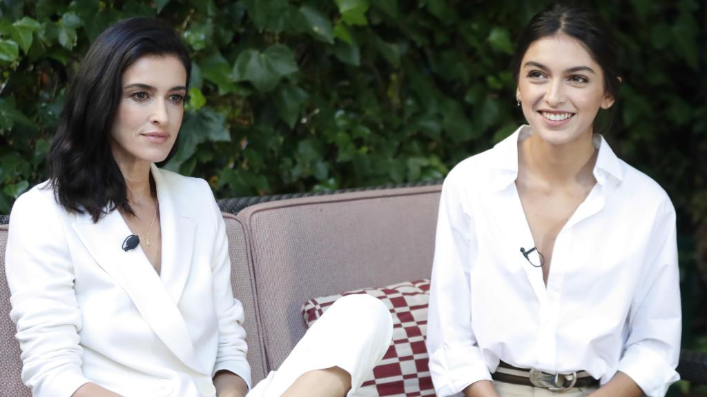 Lucía Rivera y Blanca Romero en un acto público.