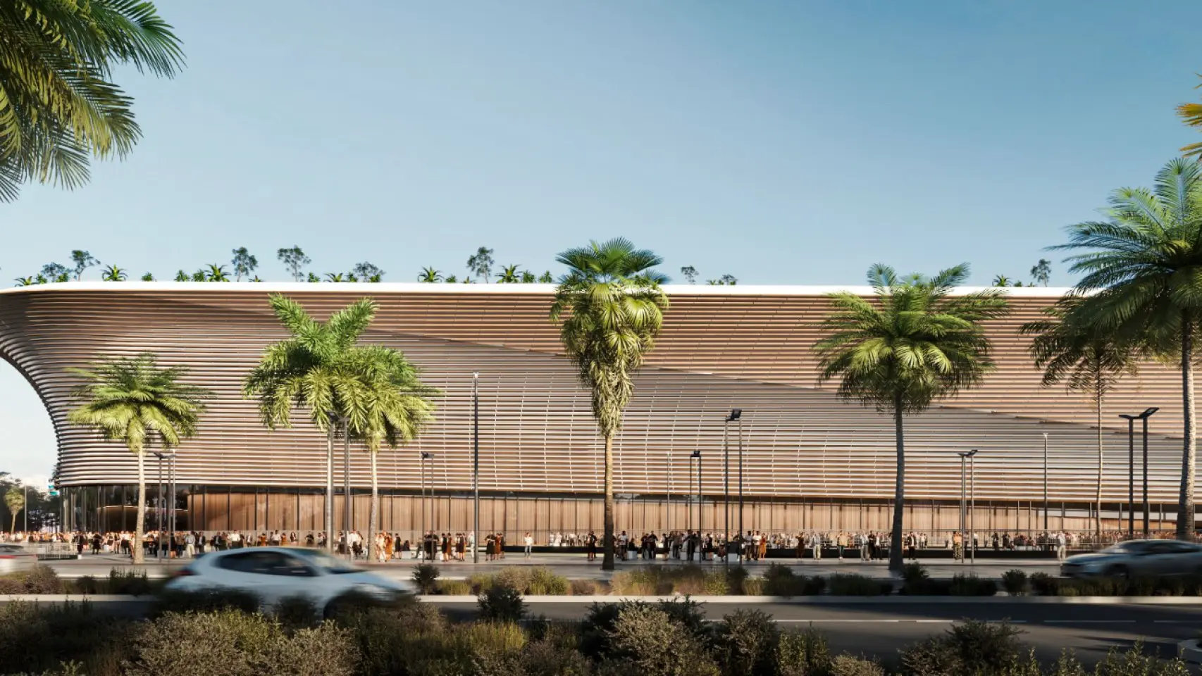 Diseño original de la ampliación de la Rosaleda.