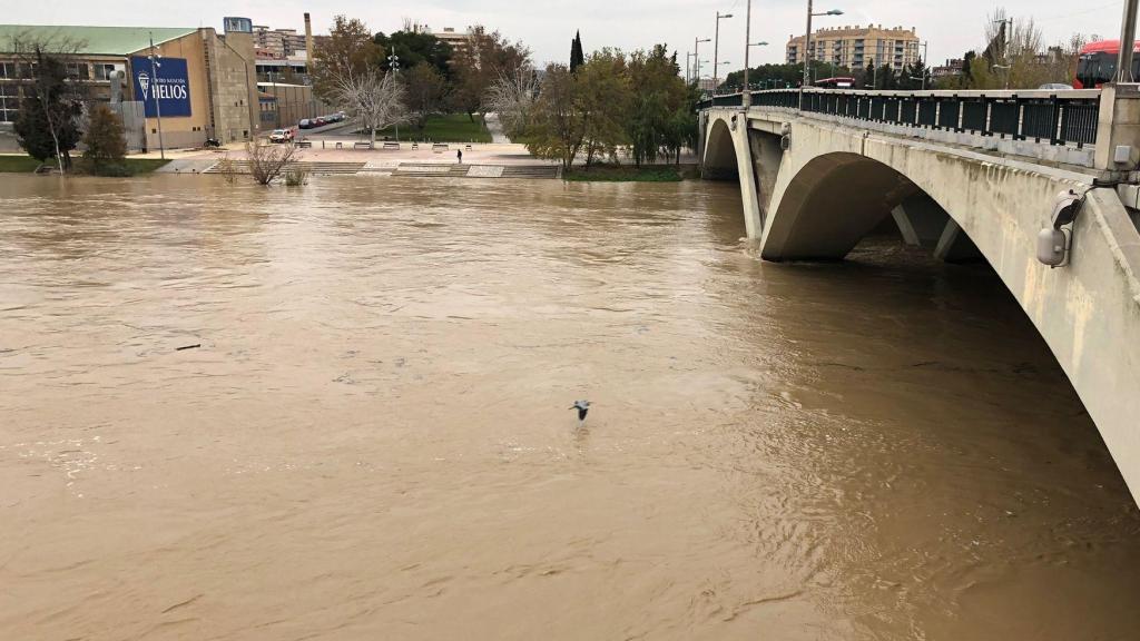 El río Ebro, a su paso por Zaragoza.
