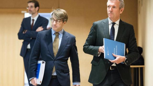 Miguel Corgos y Alfonso Rueda en una foto de archivo