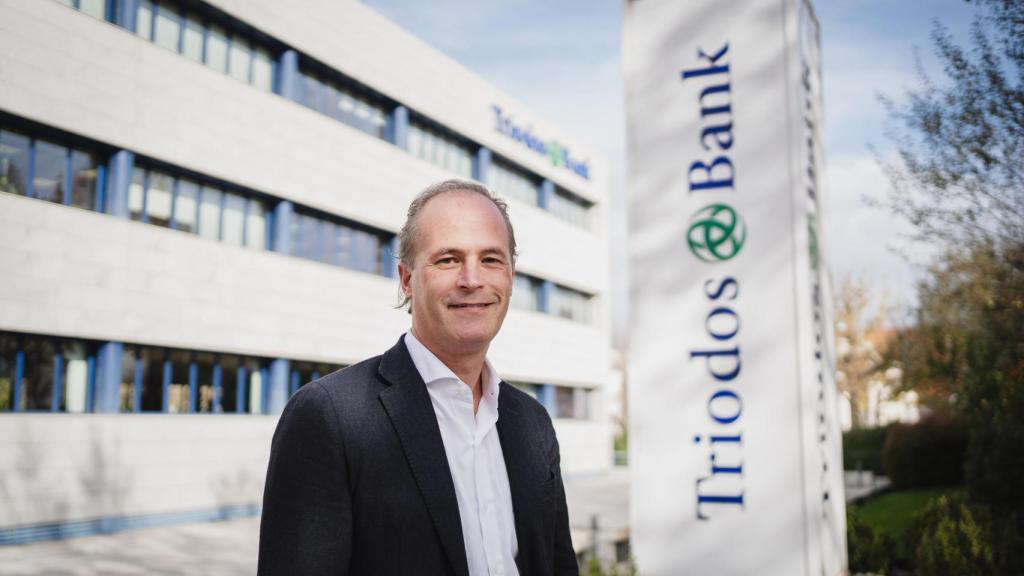 Daniël Köhler, director general interino de Triodos Bank en España, durante una entrevista con EL ESPAÑOL-Invertia.