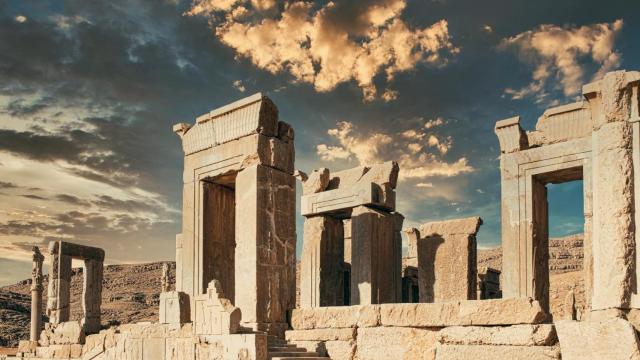 Los restos de la ciudad de Persépolis, antigua Persia.