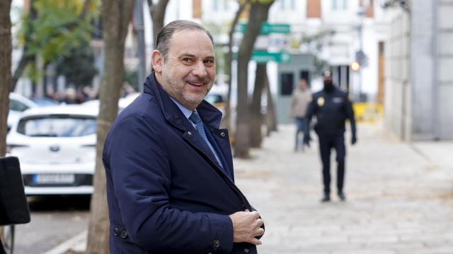 El exministro de Transportes José Luis Ábalos, en una imagen de archivo llegando a declarar al Tribunal Supremo.