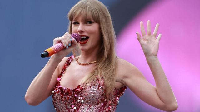 Taylor Swift en un concierto de 'The Eras Tour'.