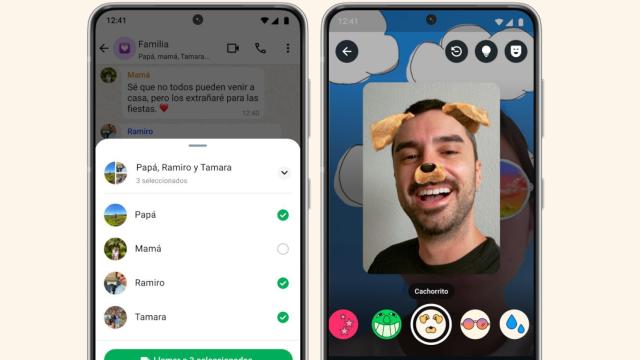 Videollamadas en WhatsApp