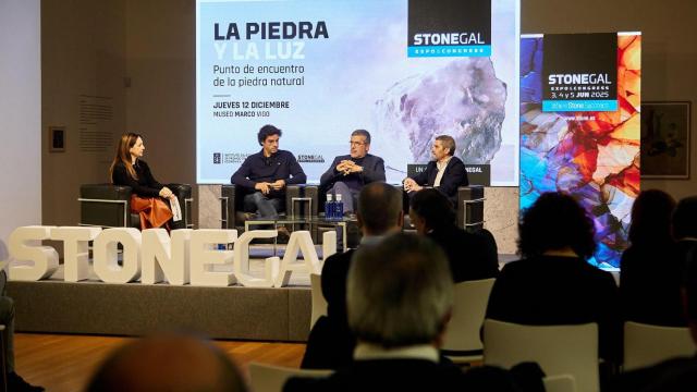 El aperitivo de Stonegal en Vigo pone en valor la riqueza y el futuro de la piedra natural.