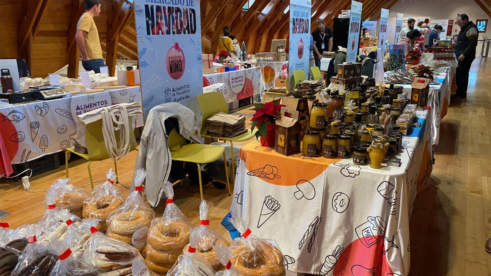 El Mercado Navideño de La Granja y productos de Alimentos de Valladolid