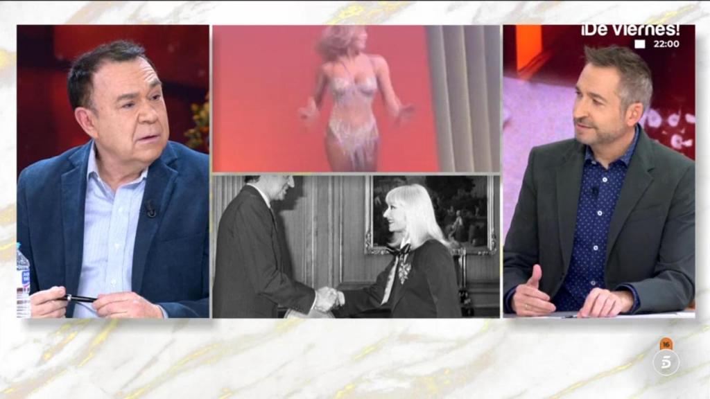 Frank Blanco conversa con Juan Luis Galiacho