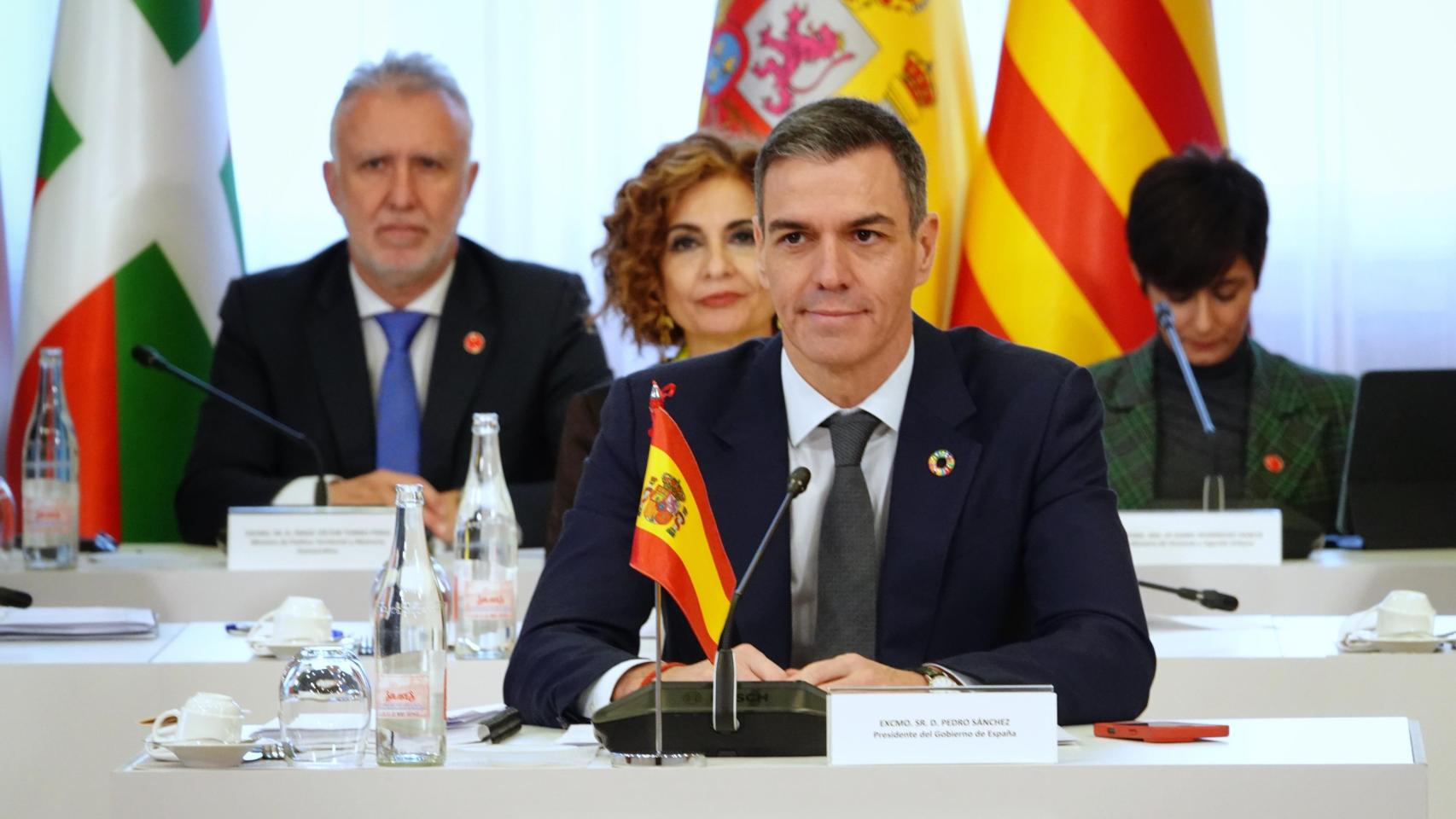 Pedro Sánchez en la última Conferencia de Presidentes, celebrada en Santander el pasado diciembre.