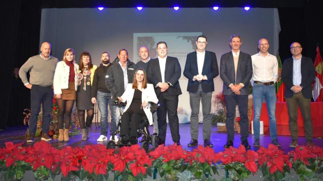 Los premiados en la III Gala del Deporte de Cigales