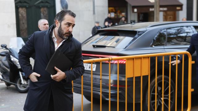 El empresario Víctor de Aldama, a su llegada al Tribunal Supremo, el pasado 16 de diciembre.