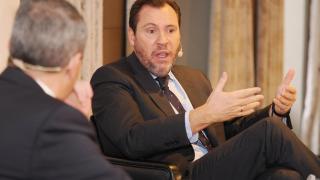 El ministro de Transportes y Movilidad Sostenible, Óscar Puente, participa en el Club de Prensa de El Mundo-Diario de Castilla y León