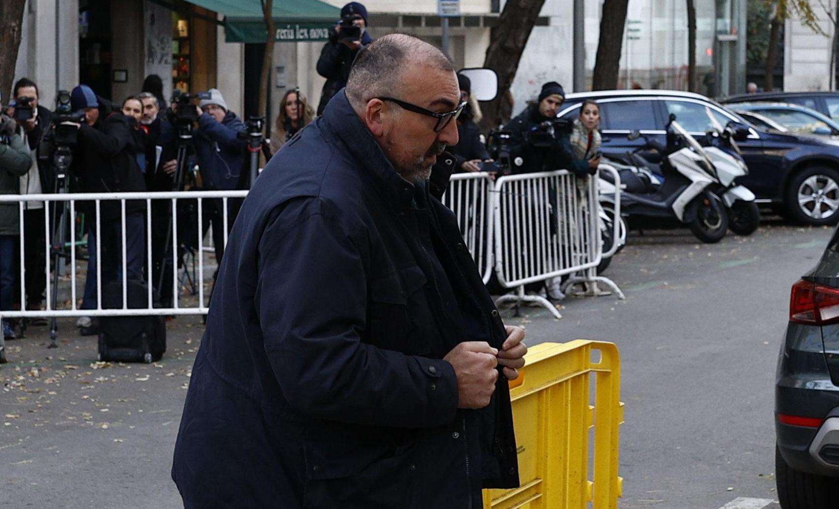 Koldo García a su llegada este martes al Tribunal Supremo.
