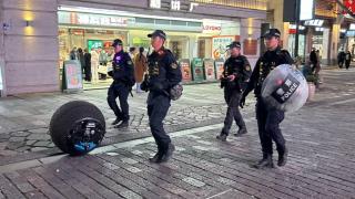 El robot esférico que usa la policía china.