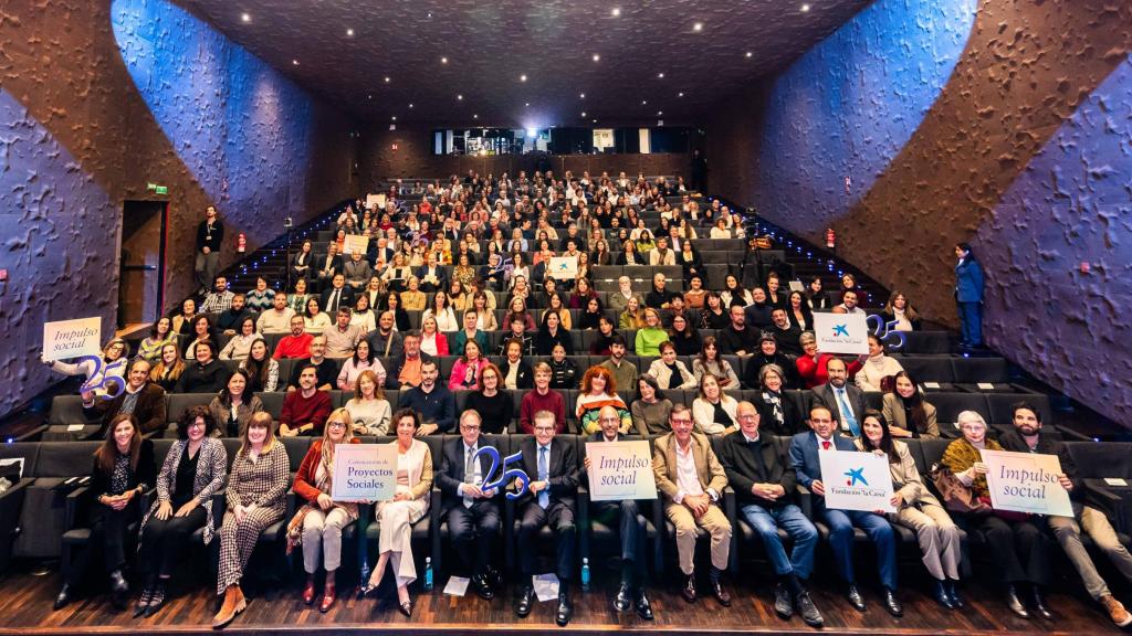Acto de celebración de los 25 años de las Convocatorias de Proyectos Sociales en CaixaForum Madrid