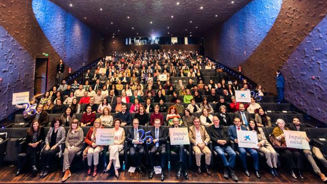 Acto de celebración de los 25 años de las Convocatorias de Proyectos Sociales en CaixaForum Madrid