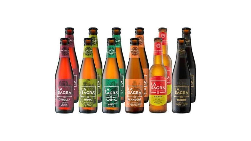 La Sagra pack cerveza artesanal 6 estilos
